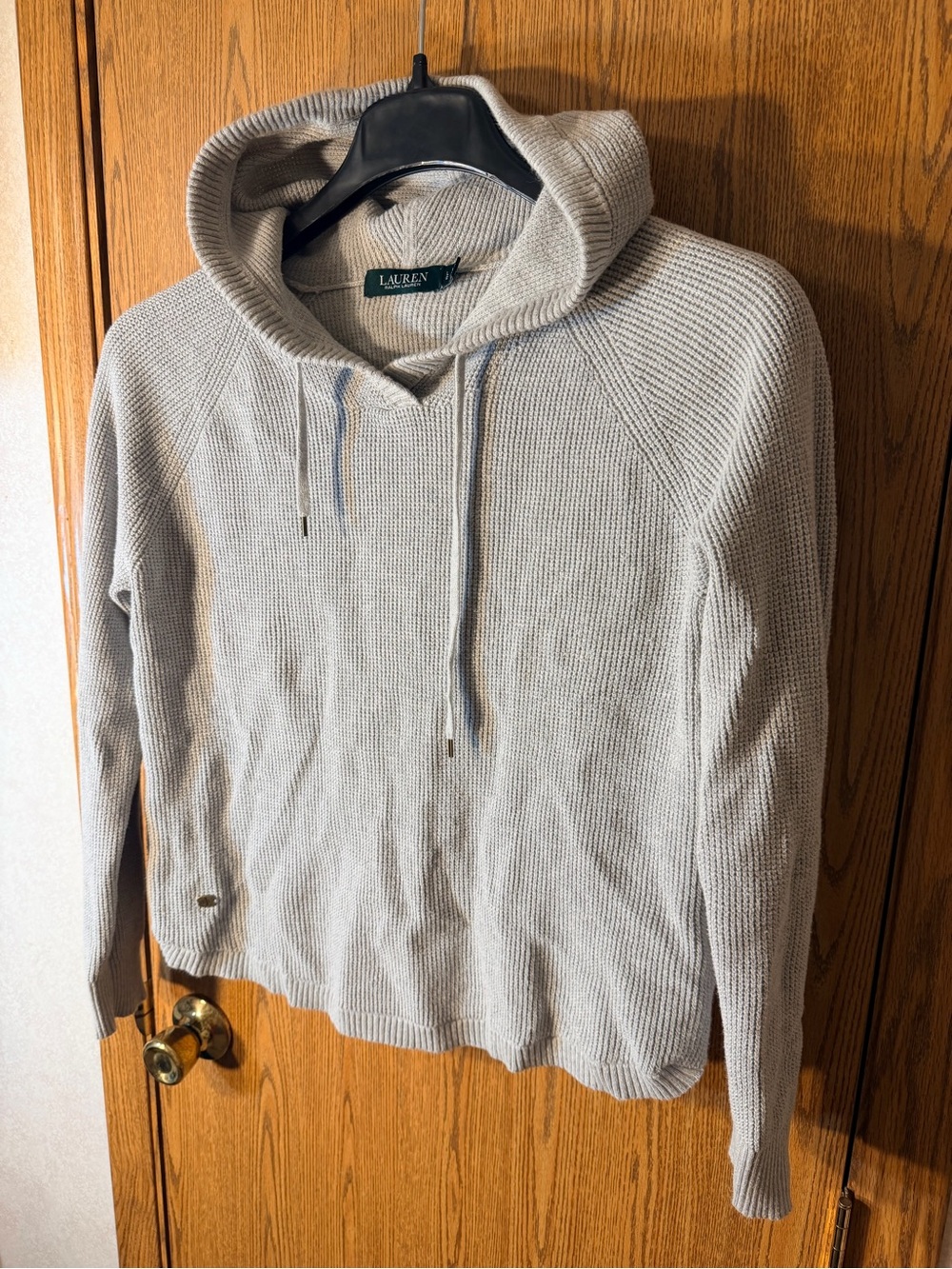Ralph Lauren Waffle-Knit Hooded Pullover - Picture 2 of 6